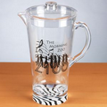 2 Liter Zebra/Leopard/Tiger Acrylic Pitcher w/ Lid